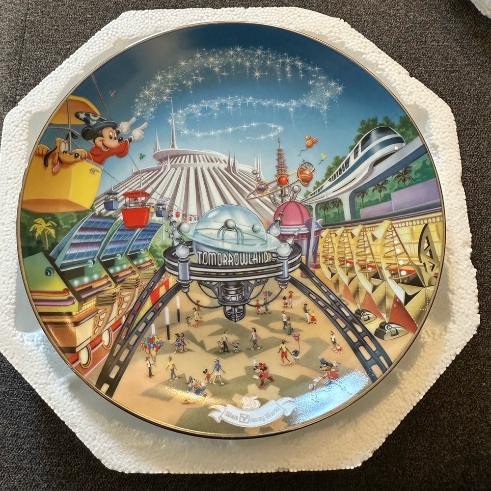 Tomorrowland 4th issue in the Bradford exchange plate collection.